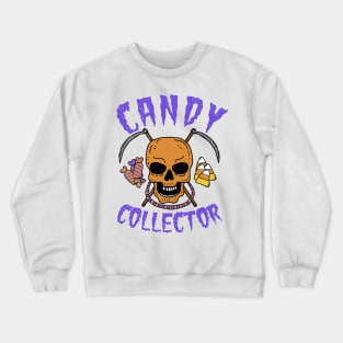 Candy Collector - Funny Halloween Skull Crewneck Sweatshirt